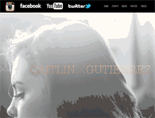 Tablet Screenshot of caitlingutierrez.com